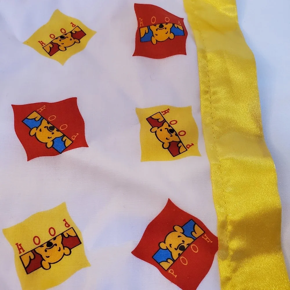 Peek A Boo Pooh Doll Winnie The Pooh Disney Vibtage Replacement‎ Blanket Satin